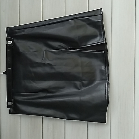 SHEIN Dresses & Skirts - SHEIN Faux Leather Black Skirt, Very Soft
